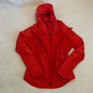 Lululemon Double Zipper Removable Hood Running Jacket